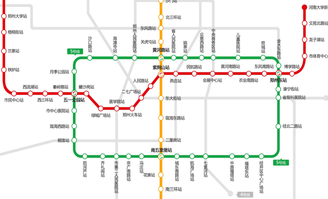志遠(yuǎn)凈化為大家奉上鄭州地鐵5號(hào)線高清地圖
