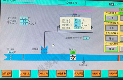 萬級無菌凈化車間中空氣質量檢測及控制系統(tǒng)-志遠凈化工程